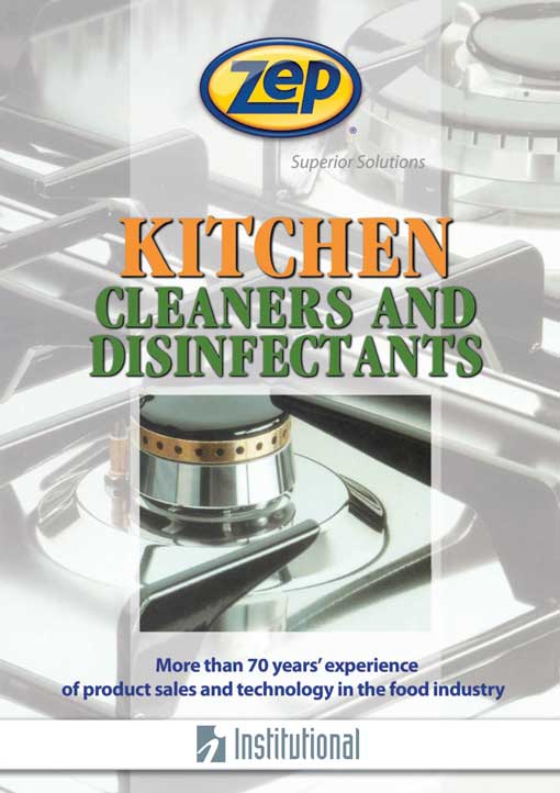 Kitchen cleaners and disinfectants