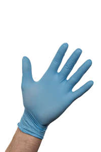GLOVES LATEX BLUE