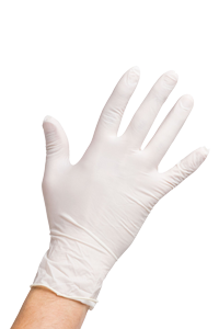 GLOVES LATEX WHITE XL (1000 PC) NO PWD