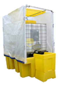 1 X IBC SPILL PALLET - COVERED